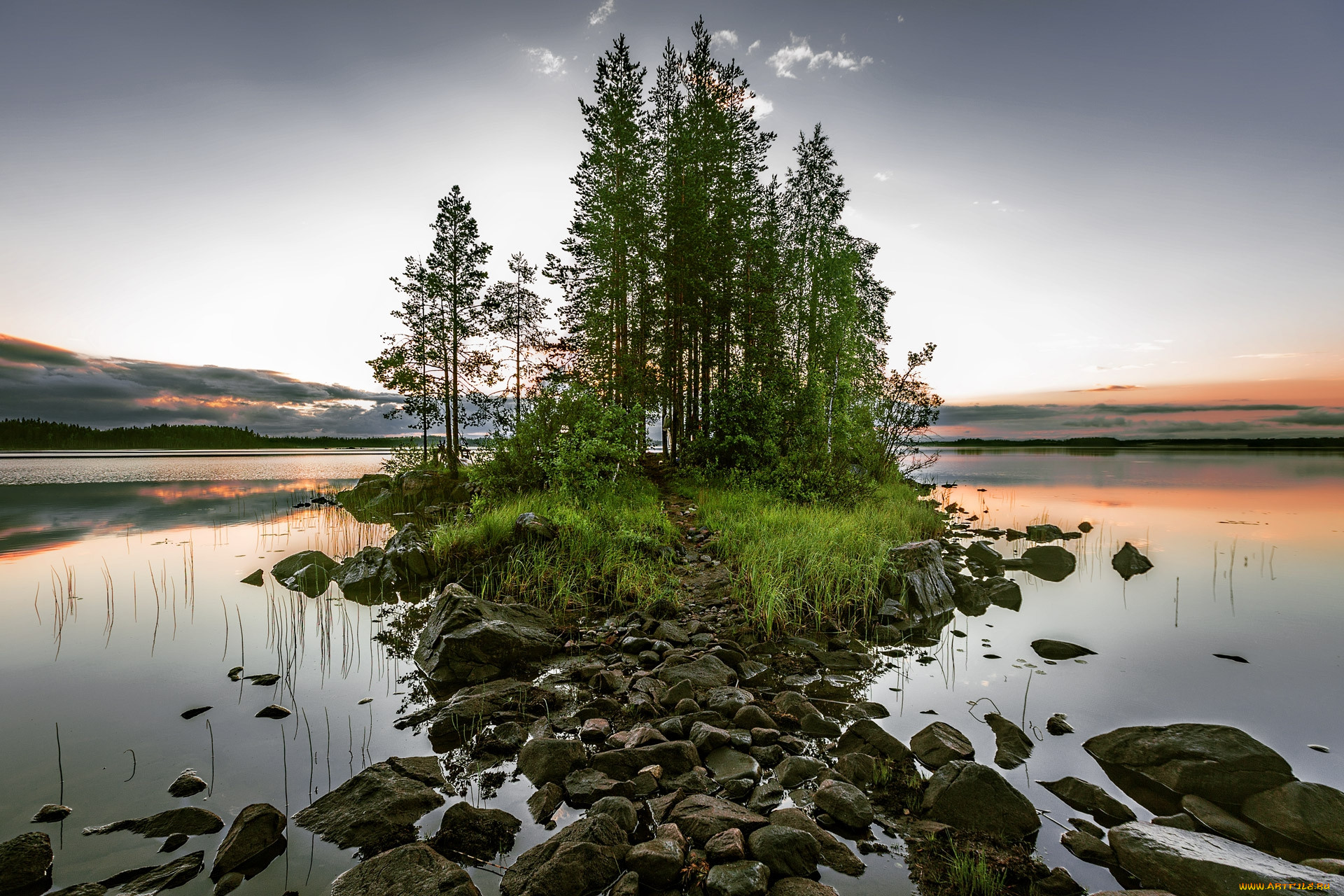 Forest island. Озеро с островом. Островок на озере. Остров на реке. Остров посередине озера.